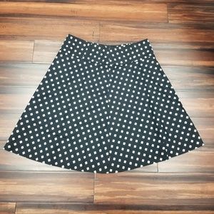 Cato Black and White Printed Knee length Size 12